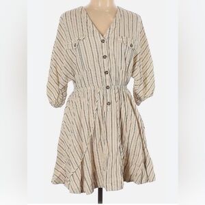 Gibson Latimer Jute  and black Striped Women’s size L